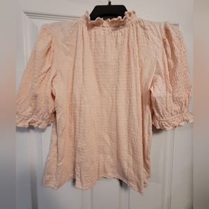 EUC Peach Loft Blouse